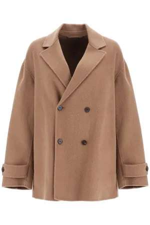 wool and cashmere blend cab 30173 DARK KHAKI