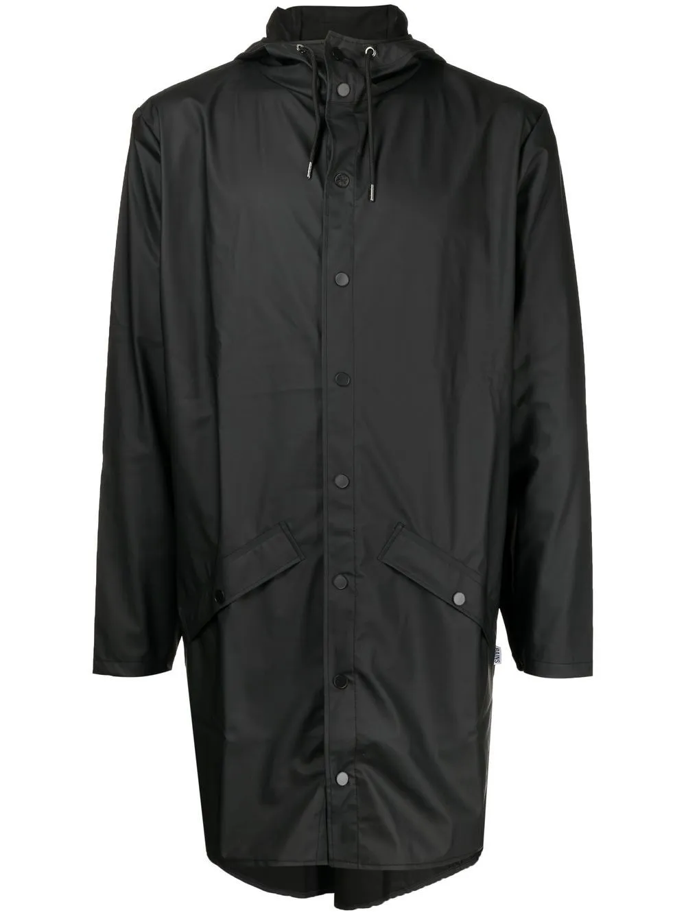 zip-up hooded jacket